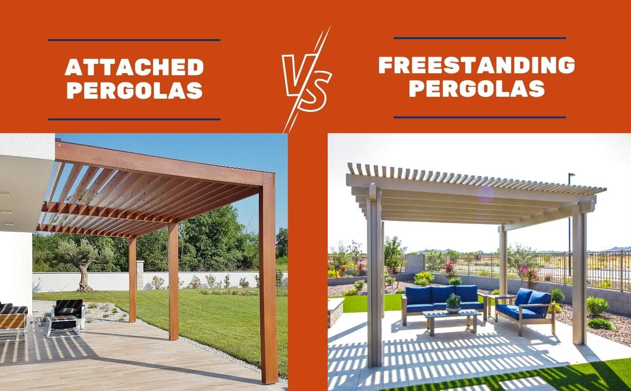 Should A Pergola Be Attached To The House Or Freestanding? (Explained