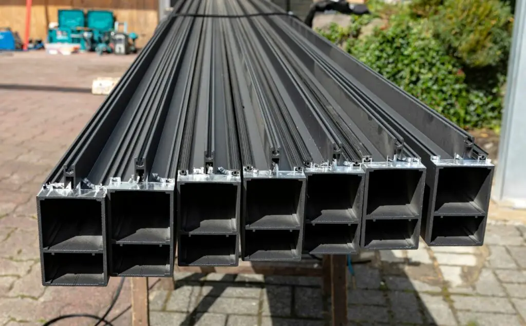 what kind of steel is used for carports