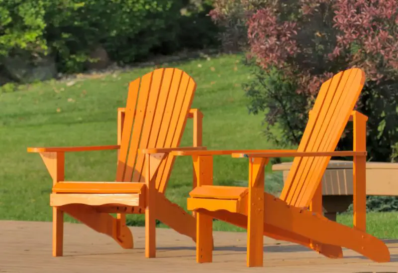 Faux Wood Adirondack Chairs