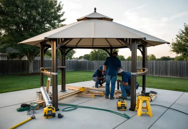 Can Gazebo Be Installed on Concrete? Your Backyard Oasis Awaits