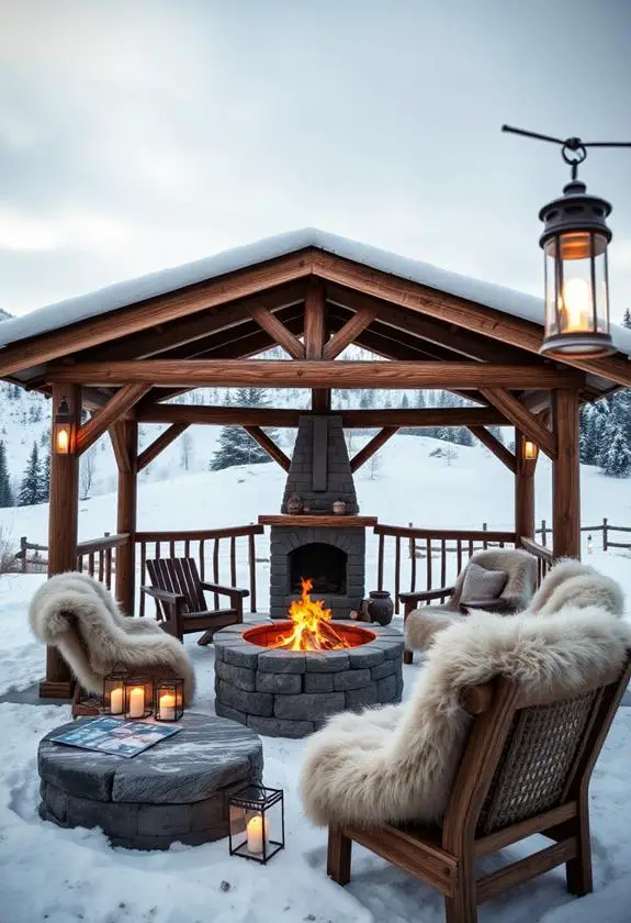 cozy mountain retreat atmosphere