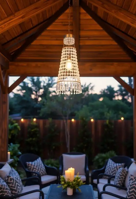 stylish hanging light decor