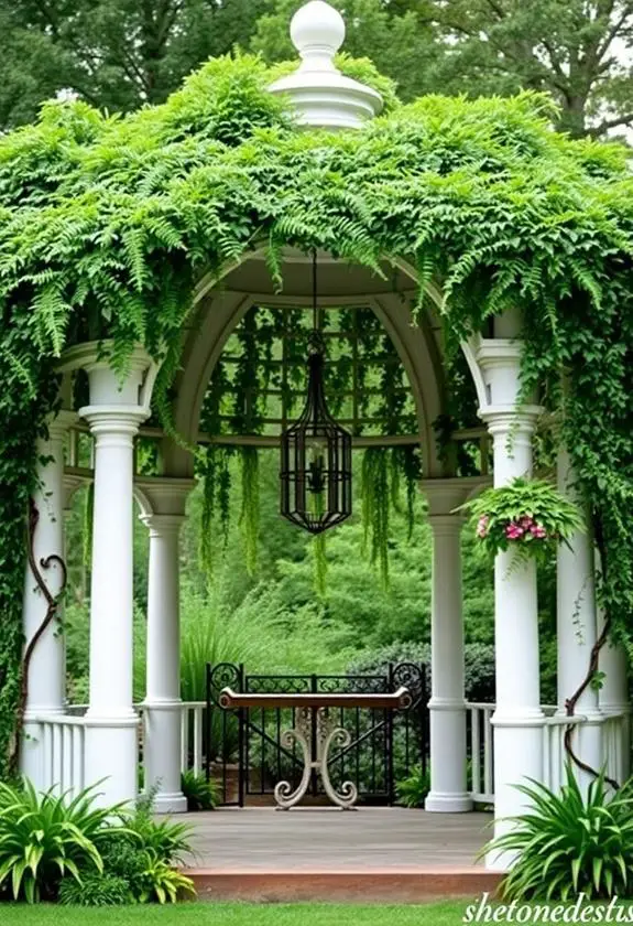 vibrant leafy overhead shelter